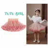 Dziewczyny mini tutu spódnica dziecięca pół ciała moda moda niemowlę puchowa spódnica 1-10Y urocza sukienka księżniczka 240325