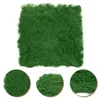 Tapis de fausse mousse artificielle, fleurs décoratives, accessoire de disposition de micro-scène pour aménagement paysager, gazon de jardin en coton perlé