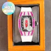 Designer de luxo rm relógio de pulso negócios lazer Rm07-01 máquina automática broca completa caixa aço fino fita relógio das mulheres