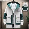 2024 Spring New Style Men fi Casual Trend Hooded Jackets Men's Casual Loose Style Waterproof High-kvalitet Jacket Male M-4XL 1882#