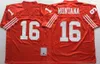 1989 1994 레트로 풋볼 8 Steve Young Jersey 16 Joe Montana 42 Ronnie Lott 80 Jerry Rice 21 Deion Sanders 33 Roger Craig 44 Tom Rathman 87 Dwight Clark 빈티지 유니폼