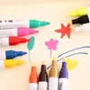 6Pcs Colorful Permanent White Paint Marker Waterproof For Stone Markers Tire Tread Rubber Fabric Metal 12 Colors Pens 240320