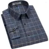 Camicie casual da uomo Moda arrivo Suepr Camicia a maniche lunghe in puro cotone grande Plaid spazzolato Taglie forti M-5XL 6XL 7XL 8XL