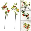 Decorative Flowers Simulated Pomegranate Berry Branch Fake Flower Home Festive Party Supplies