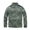 Jaqueta masculina M65 Denim Retro Cargo Jacketes Outdoor Multi Pockets Camo Tops Campo Casual Fi Caminhadas Casacos Uniforme z7Pz #