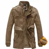 2023 Hommes Automne Hiver Pu Col montant Polaire Veste en cuir chaud Hommes extérieur coupe-vent Busin Casual Veste en cuir Manteau mâle E1Lg #