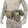 Bolsas Votagoo Belt Tactical Belt Militar 1000D Nylon Molle Saco de combate de cintura com bolsas atirando airsoft wargame caçando pesca