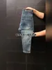 Männer Jeans Designer Marke Frühling Neue Einfache Elastische Gerade Bein Casual Hosen 2024 Mode Vielseitig Europäischen Kleine Fuß 8578 PS68