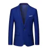 Hoge Kwaliteit Busin Slim Fit Single Butts Suits Jas Mannen Slim Fit Casual Fi Bruiloft Bruidegom Tuxedo Blazer Jassen 6XL-M R1yd #