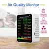 6 In 1 Multifunctional Air Quality Detector PM2.5 PM10 HCHO TVOC CO CO2 Formaldehyde Monitor LCD Display Home Air Quality Tester 240320