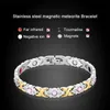 Fashion Simple heart shape woman's magnet bracelet between Purple Rhinestone trendy hand jewelry For lady Girl Holiday Gifts 240313