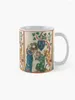 Tazas Taza de café medieval alemana Minne Art Juego de tazas de mate Viaje Desayuno original