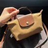 Bron Hoge Franse Mini Dumpling Bag Handheld Korte handgreep Mobiele telefoon Zero Wallet Crossbody