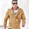 Masculino de alta qualidade militar workwear outono jaqueta masculina casual cott tamanho grande uniforme militar jaqueta militar roupas 4xl g4gm #