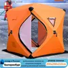 Tende e rifugi Inverno Pesca all'aperto 3 Tenda in cotone Apertura automatica rapida Pop up 200 * 200 * 210 cm Impermeabile antivento a prova di neve Campeggio Regalo caldo24327