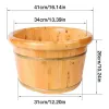 Bathtubs Foot Soak Tub Wood Foot Basin Tub Bucket For Foot Bath Wooden Bucket Foot Spa Household Wash Basin For Spa Sauna Soak Hot Sale