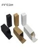 4x4x102cm White Black Brown Kraft Gift Package Box Sundries Livsmedel Matafym Oilförpackning Hantverk Papparboard Boxes3868472