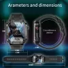 Montres 2023 sport montre intelligente hommes pour Android Xiaomi pression artérielle oxygène Fitness montres 5 ATM étanche militaire SmartWatch