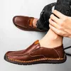 Men's Shoes Handmade Casual 267 Mens Style Comfortable Lace Up Moccasins Breathable Loafers Big Size 48 Sneakers