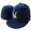 Cappellini da baseball 24 stili Ny Lettera Baseball Sunsn Uomini o donne Sport Casquette Bone Aba Reta Fl Cappelli aderenti chiusi Drop Delivery Moda Ac Ot15T