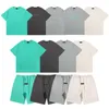 2024 Designer Mens T Shorty Shorts Ess Tee Krótki zestaw mężczyzn Women Unisex Streetwear Sports T-THIRT THE TEE TEE 100% Bawełniane krótkie rękaw