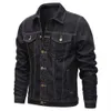primavera autunno uomo giacche di jeans casual tinta unita bavero monopetto giacca di jeans uomo slim fit cott outwear giacche 5XL-M 19U5 #