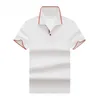 Polo da uomo di marca estiva con ricamo nuovo stile polo da uomo di design in puro cotone polo a maniche corte in cotone T-shirt da uomo di marca di alta qualità Polo ricamata