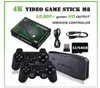 Video Game Sticks M8 Console 24G Double Wireless 2 or 4 Controllers 4K 10000 games 32GB 64GB Retro games For PS1 GBA1031929