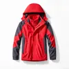 Outdoor-wasserdichte Anzüge Herren Damen Zweiteilige Sets 3 in 1 dicke warme Mäntel Cam Windjacke Wintermantel Wandern winddicht 56BH #