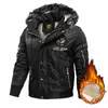 Parka homens venda quente gola de pele com capuz inverno cott grosso quente outwear jaquetas masculino casual zíper à prova de vento parkas roupas M-4XL t0i8 #