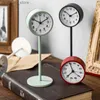 Desk Table Clocks Metal Table Clock Vintage Silent Non-Ticking Alarm Clock Retro Loud Desk Clock for Kids Bedroom Living Room Decoration24327