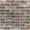 壁紙ART3D 20-PACK105 SQ.FT FAUX BRICK 3D WALL PANELS PEEL AND STICK IN GRAE