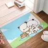 Bath Mats Bubu Dudu Mat Cartoon Panda Bathroom Carpet Kitchen Shower Room Anti-Slip Absorbent Foot Anti Slip Toilet Pad