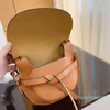 Designer -Saddle Bag Womens Men Crossbody Bags Shoulder Bowknot Leather Charm Lady Tote Cross Body