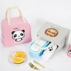 Storage Bags Kids Lunch Box Bag Thermal Insulated Cartoon Designed Breakfast Cute Leakproof Food Picnic For Women