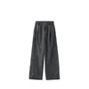 Jeans pour femmes Femmes Pantalons en denim plissés Patchwork Diamant Taille haute Pantalones Mujer Japon Ropa Printemps 2024 Vêtements