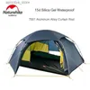 Tält och skydd NatureHike 2022 Ny 15D Cloud Peak 2 Tält utomhus 2 Persons Ultralight Camping Tents för lämpliga alpina camping24327