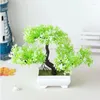 Vases Artificial Plants Bonsai Small Tree Pot Fake Plant Flowers Potted Ornaments For Home Room Table Decoration El Garden Decor