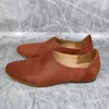 Casual Shoes 40-48 Plus Size Calf Leather Loafers Högkvalitativa Cow Suede Men pekade tåslip på lägenheter Mens Mocassim