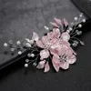 Klipy do włosów barrettes chiński styl nakrycia głowy dla dziewcząt kwiaty błyszczące akcesoria sukienki bankiety upuszczenie biżuterii biżuterii