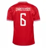 2024 Dänemark Fußballtrikot 24 25 Euro ERIKSEN HOME RED AWAY WHITE KJAER HOJBJERG CHRISTENSEN SKOV OLSEN BRAITHWAITE DOLBERG Fußballtrikots