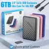 Behuizing Originele Highspeed 6TB SSD-behuizing Draagbare externe Solid State-harde schijfbehuizing USB3.0 HDD Behuizing voor mobiele harde schijf