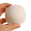 Boule adoucissante réutilisable pour linge naturel, 7Cm, boule de séchage en laine biologique de qualité supérieure, 1110 s