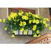 Fiori decorativi per la casa Artificiale Morning Glory Vine Petunia Decor Panno di seta Simulazione 35 cm 7 rami Decorazione giardino