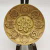 Figurine decorative elaborazione cinese Scultura in ottone in ottone Buona fortuna otto tesori Cragi metal Metal Decorazione per la casa Consegna gratuita