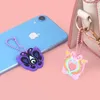 Keychains Soft Rubber Little Fairy Butterfly Pendant Phone Charm Chain Strap Bag Decoration Lanyards Keychain Accessory