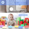 Desktop White Noise Machine Sleep Sove Sleeping Relaxation för Baby Soother med 7 Colors Night Lights 240315