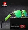 Dubery Mens Polarised Solglasögon Beläggning Fashion Square Mirror Male Summer Outdoor Sport Sun Glasögon för kvinnor UV4008500325