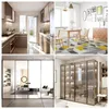 Window Stickers Home Decor Static Adhesive Self-Adhesive Sticker Frosted Film 3D Cling Privacy Glass