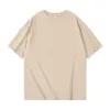 400gsm haute qualité surdimensionné poids lourd T-shirt pour hommes à manches courtes Tee Cott couleur unie tendance loisirs streetwear grand H5iz #